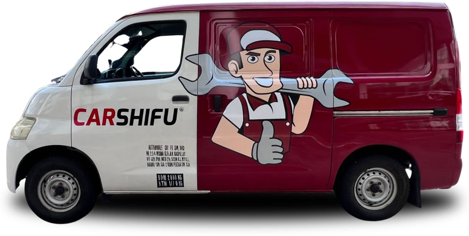 CarShifu mobile service van — the fleet behind NexFleet